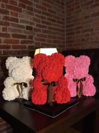 Мишки из роз