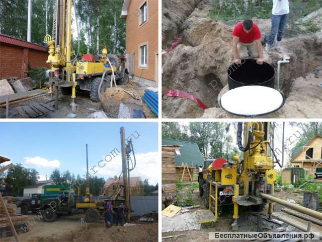 Бурение скважин на воду в Москве и области