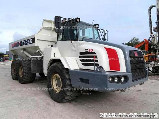 Сочлененный самосвал TEREX TA30, из Европы