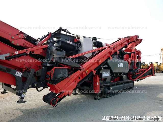 Дробилка SANDVIK 341, 2014 г, 1640 м/ч, из Европы