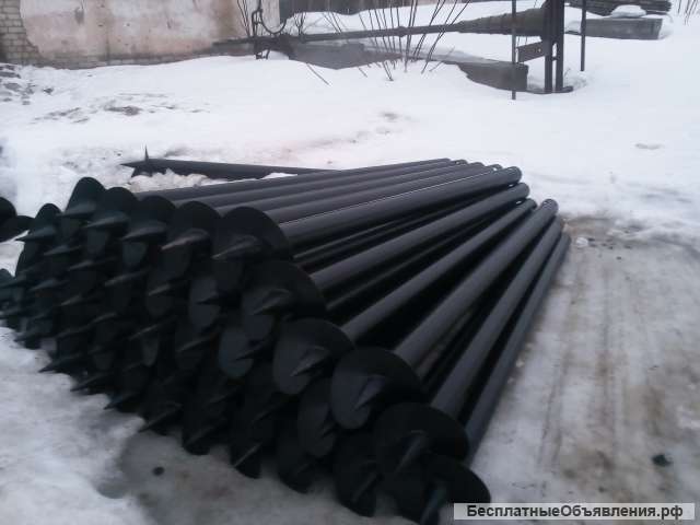 Винтовые сваи и их монтаж