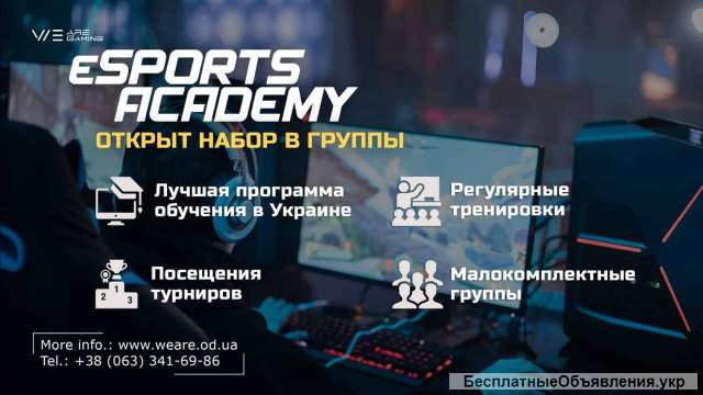 Обучение в киберспортивной академии "eSport Academy"