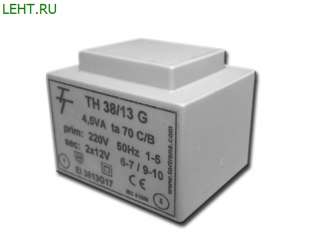 Малогабаритные трансформаторы для печатных плат ТН 38/13 G