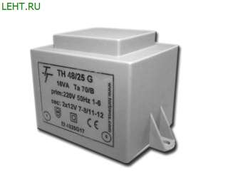 Малогабаритные трансформаторы для печатных плат ТН 48/25 G