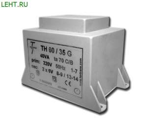 Малогабаритные трансформаторы для печатных плат ТН 60/35 G