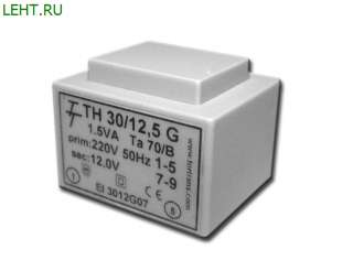 Малогабаритные трансформаторы для печатных плат ТН 30/12 G