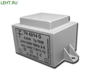 Малогабаритные трансформаторы для печатных плат ТН 42/14 G