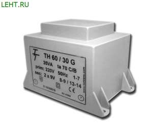 Малогабаритные трансформаторы для печатных плат ТН 60/30 G