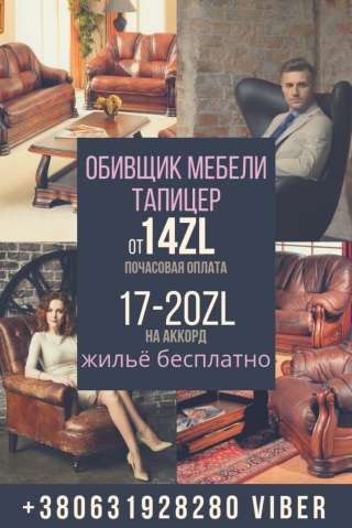 Обивщик мебели/тапицер