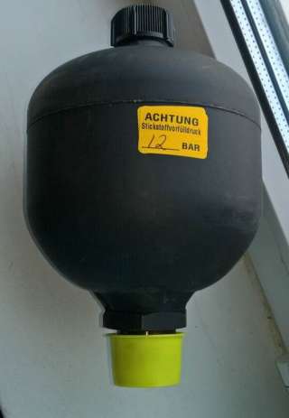 0,7л диафрагменный аккумулятор/Diaphragm accumulator/G93084