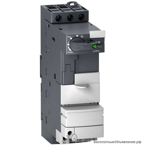 Силовой блок 32А с клемником доп. конт.