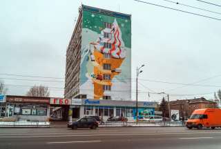 Художественная роспись на фасадах, домов, офисов, заведений, школ. Муралы под заказ по Укрине.