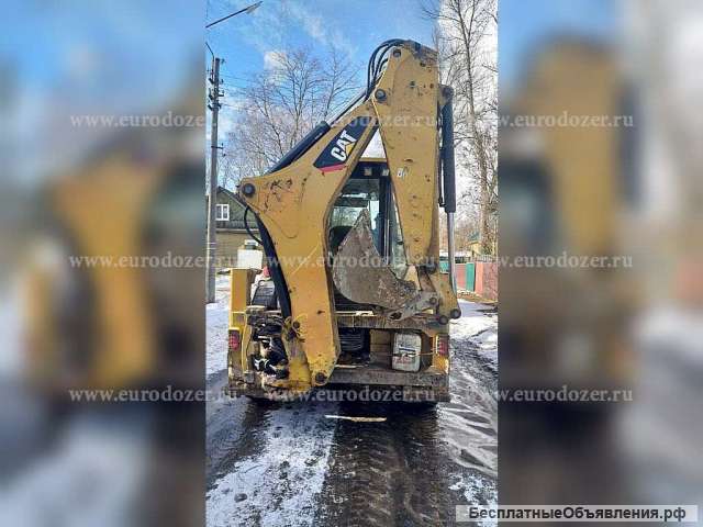 Экскаватор-погрузчик Cat 434F, 2013 г, 5600 м/ч