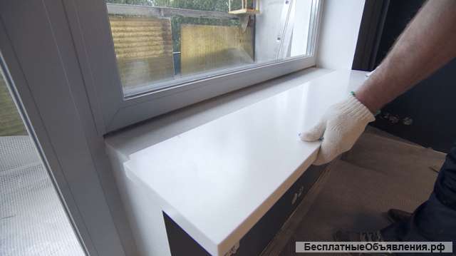 Монтаж подоконников