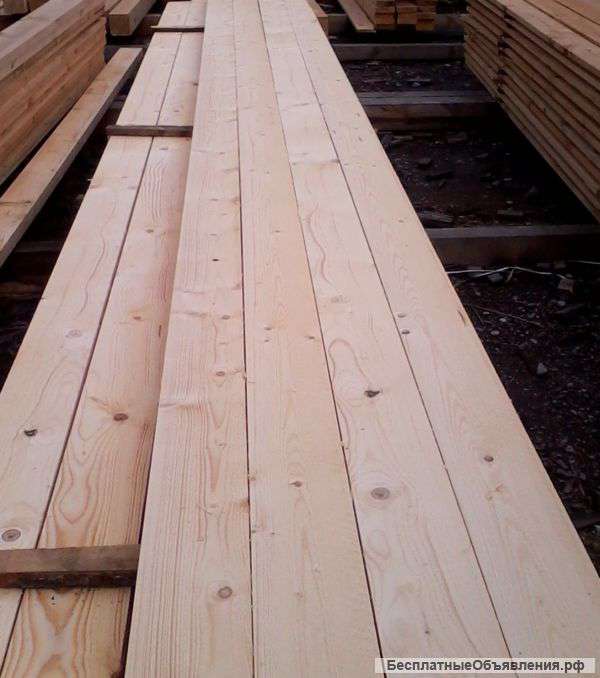 Обрезная доска, брус, пиломатериалы оптом