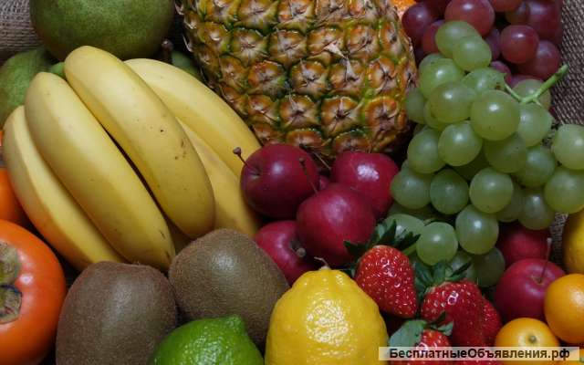 Продавец на фрукты