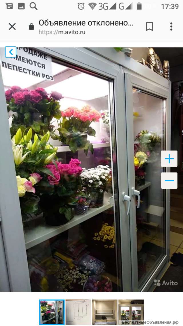 Цветочный холодильник