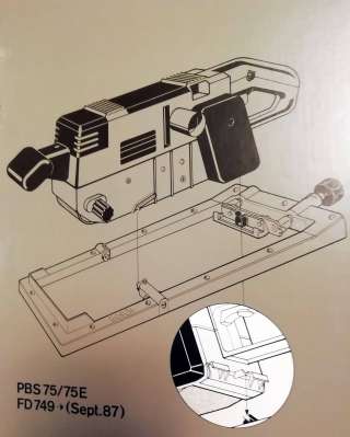 Шлифовальная рамка BOSCH для PBS 75/75E/75A/75AE; GBS 75AE (2608005026)