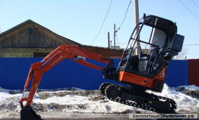 Аренда мини-экскаватора Hitachi ZX22U-2