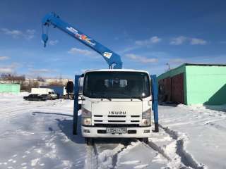Isuzu Elf манипулятор эвакуатор Tadano 304