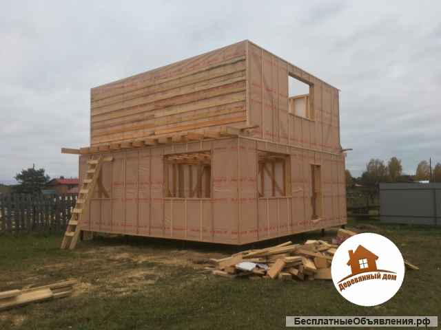 Строим каркасные дома - дёшево и сердито