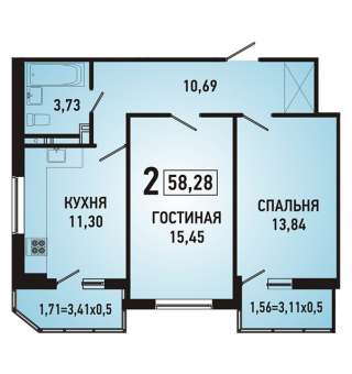 ЖК Губернский 2 к.кв., дом сдан.