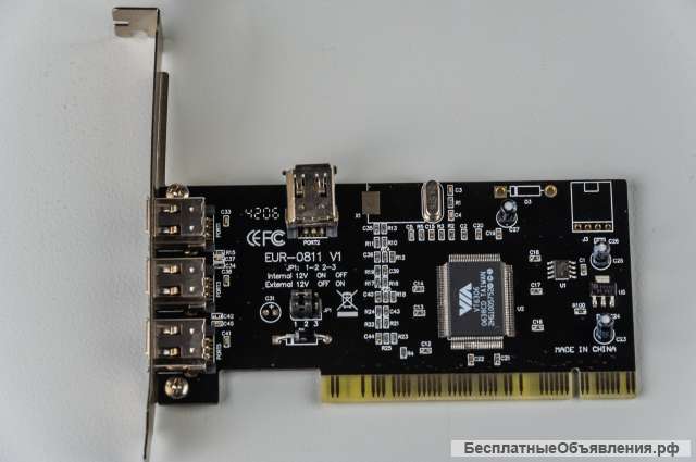 Контроллер PCI FireWire Adapter Card Tekram TR-1394W