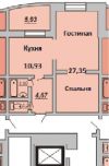 1-к квартира у м. Комендантский пр.