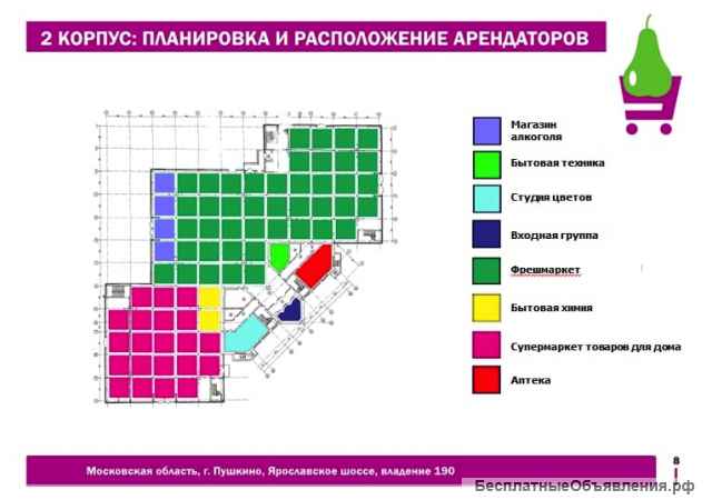 ТЦ Пулмарт 14000 кв.м, г. Пушкино, Ярославское шоссе, вл. 190.