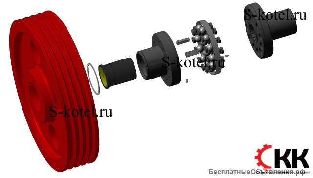 Вал приводной дробилки ДДЗ-4 и запчасти