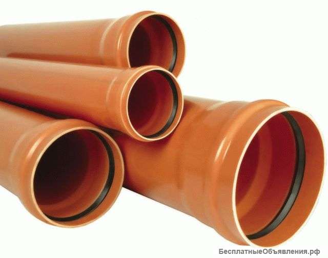 Труба НПВХ для безнапорной канализации Ду 110