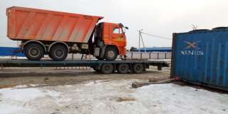 Перевозка Камаза, колёсной техники и высоких грузов
