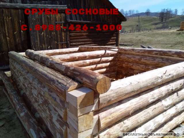 Срубы на бани готовые