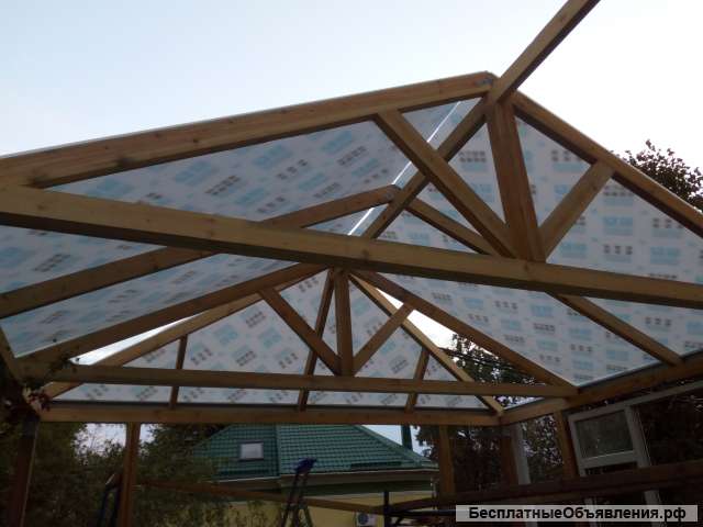 Навесы, беседки из дерева