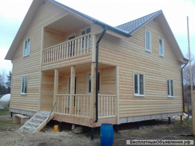 Дома и бани из бруса, без предоплаты