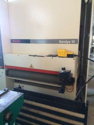 Калибровально шлифовальный станок SCM Sandya 10