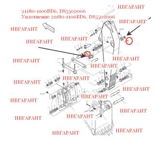 21180-1106BD6, DS5502006 Уплотнение 21180-1106BD6, DS5502006