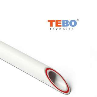 Труба полипропиленовая 160 PN 10 TEBO (SDR 11) белый