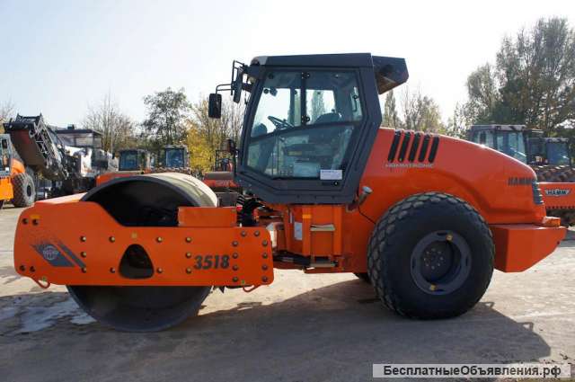 Аренда грунтовый каток Hamm 3518