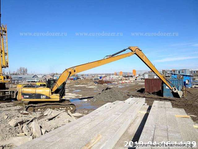 Длиннорукий экскаватор CAT 320, 2013 г, 18 м