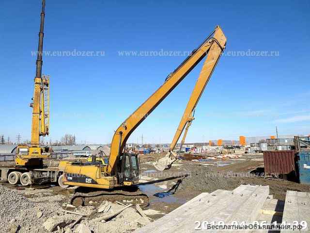 Длиннорукий экскаватор CAT 320, 2013 г, 18 м