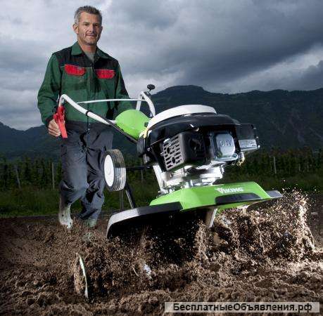 Вспахать землю мотоблоком цена за сотку в Тюмени