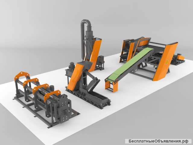 ЛИНИИ ПО ПЕРЕРАБОТКЕ ШИН В КРОШКУ Inmaco tr-500