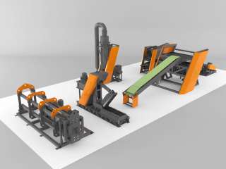 ЛИНИИ ПО ПЕРЕРАБОТКЕ ШИН В КРОШКУ Inmaco tr-500