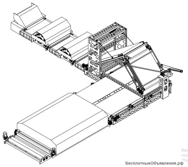 Линия производства синтепона