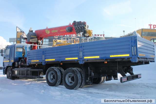 КАМАЗ 65117 с манипулятором PALFINGER IT-200 + сертифицированная люлька