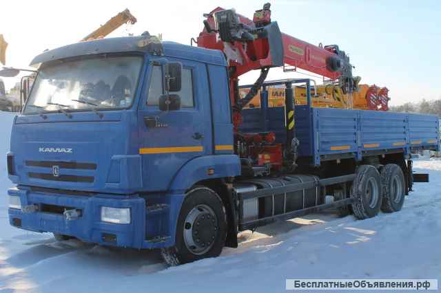 КАМАЗ 65117 с манипулятором PALFINGER IT-200 + сертифицированная люлька