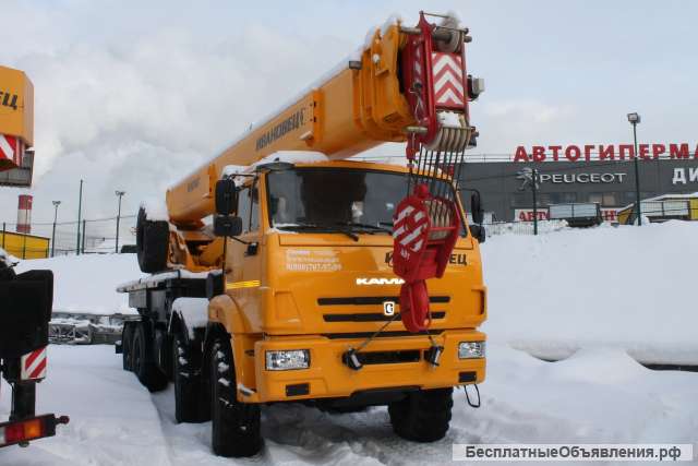 Автокран КС-65740-7 на шасси КАМАЗ 63501