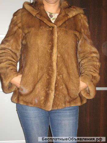 Норковую итальянскую шубку