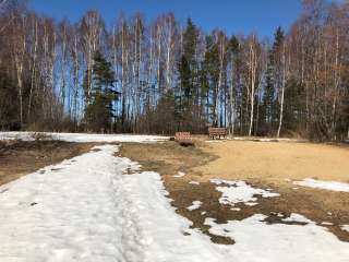 Участок на первой линии водохранилища рядом с лесом